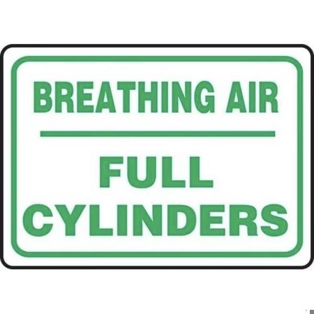 Accuform SAFETY SIGN BREATHING AIR FULL MCPG536VS MCPG536VS